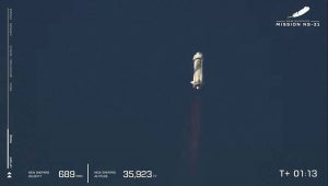 Photo de la fusée New Shepard